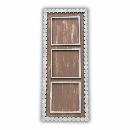 Cornice a tondi per inserti quadrati grandi 10x10cm Out of the Wood