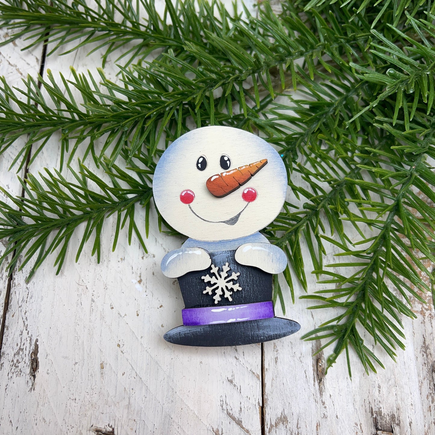 Segnaposto pupazzo di neve Out of the Wood
