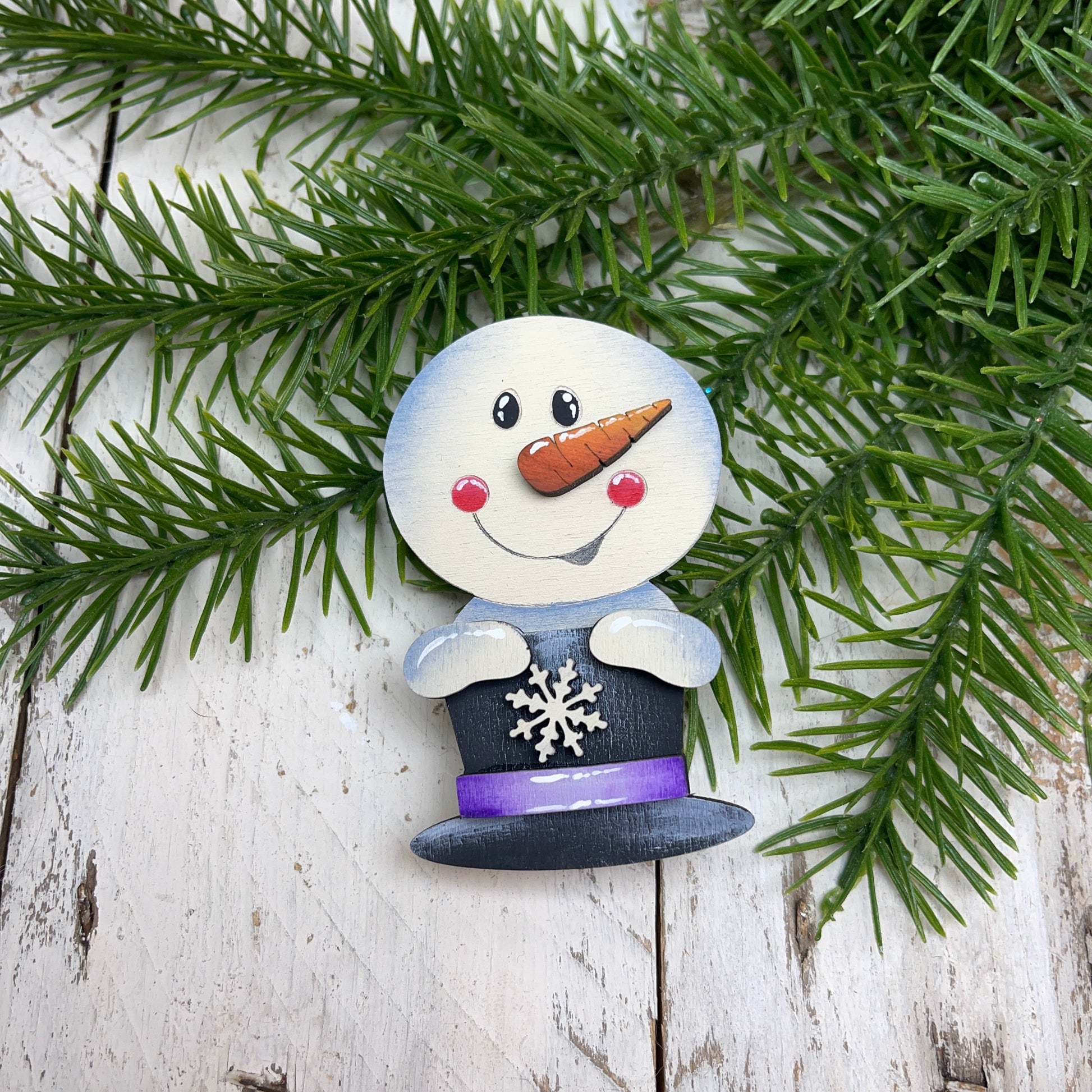 Segnaposto pupazzo di neve Out of the Wood