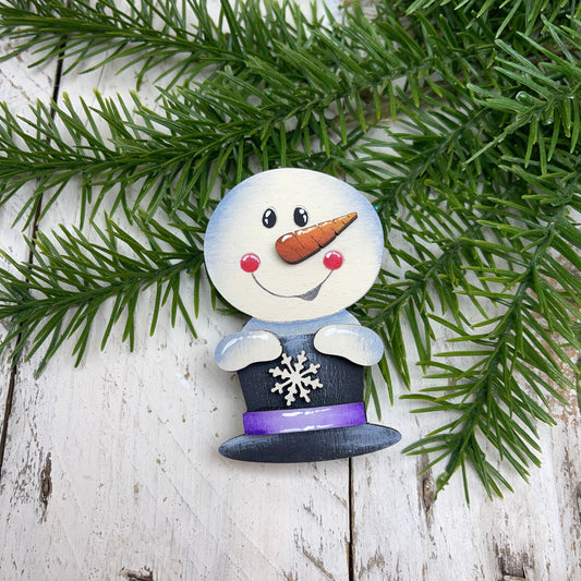 Segnaposto pupazzo di neve Out of the Wood