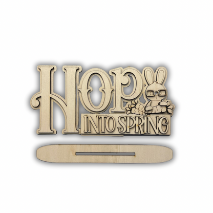 Scritta Hop con cestino