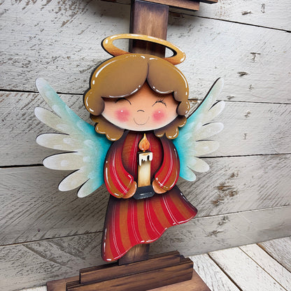 Angelo natalizio per casetta uccellini intercambiabile Out of the Wood