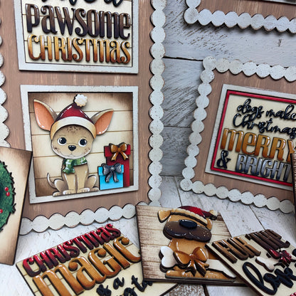 Set cani inserto quadrati grandi 10x10 Out of the Wood