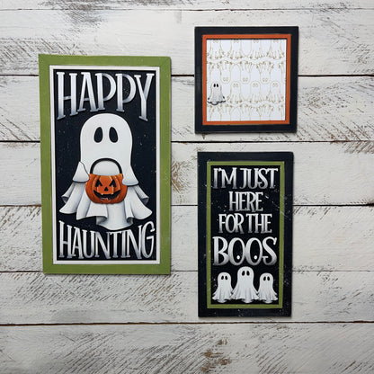 Targhe Halloween fantasmi Out of the Wood