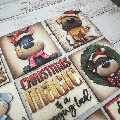 Set cani inserto quadrati grandi 10x10 Out of the Wood