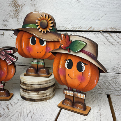 Fall pumpkin peaple Out of the Wood