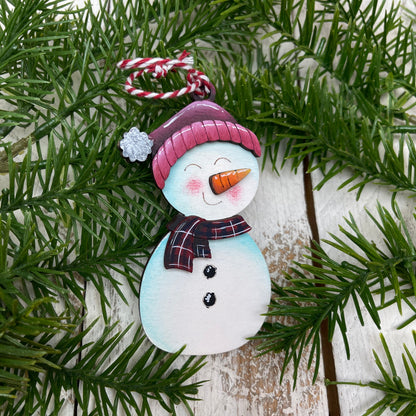 Ornament Snowman natalizi 2 Out of the Wood