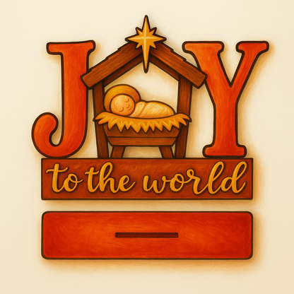 Scritta Joy culla Out of the Wood