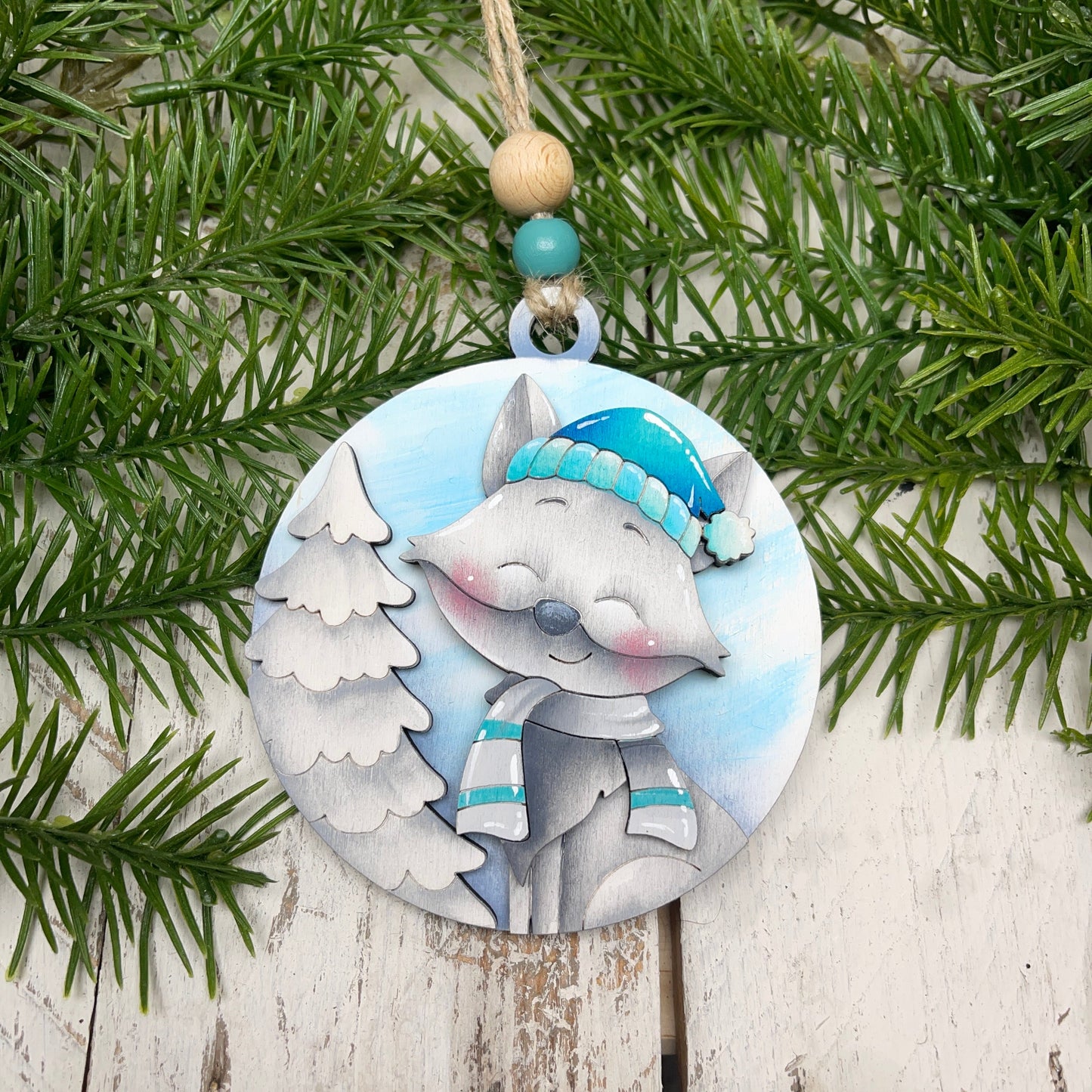 Ornament volpe Out of the Wood