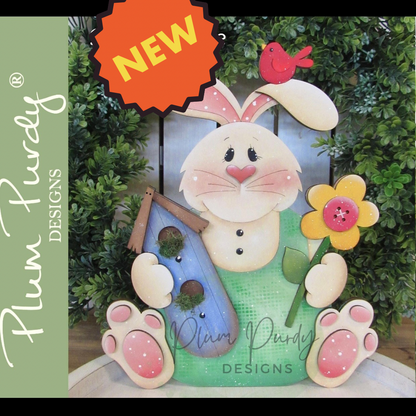 Bunny birdhouse Out of the Wood