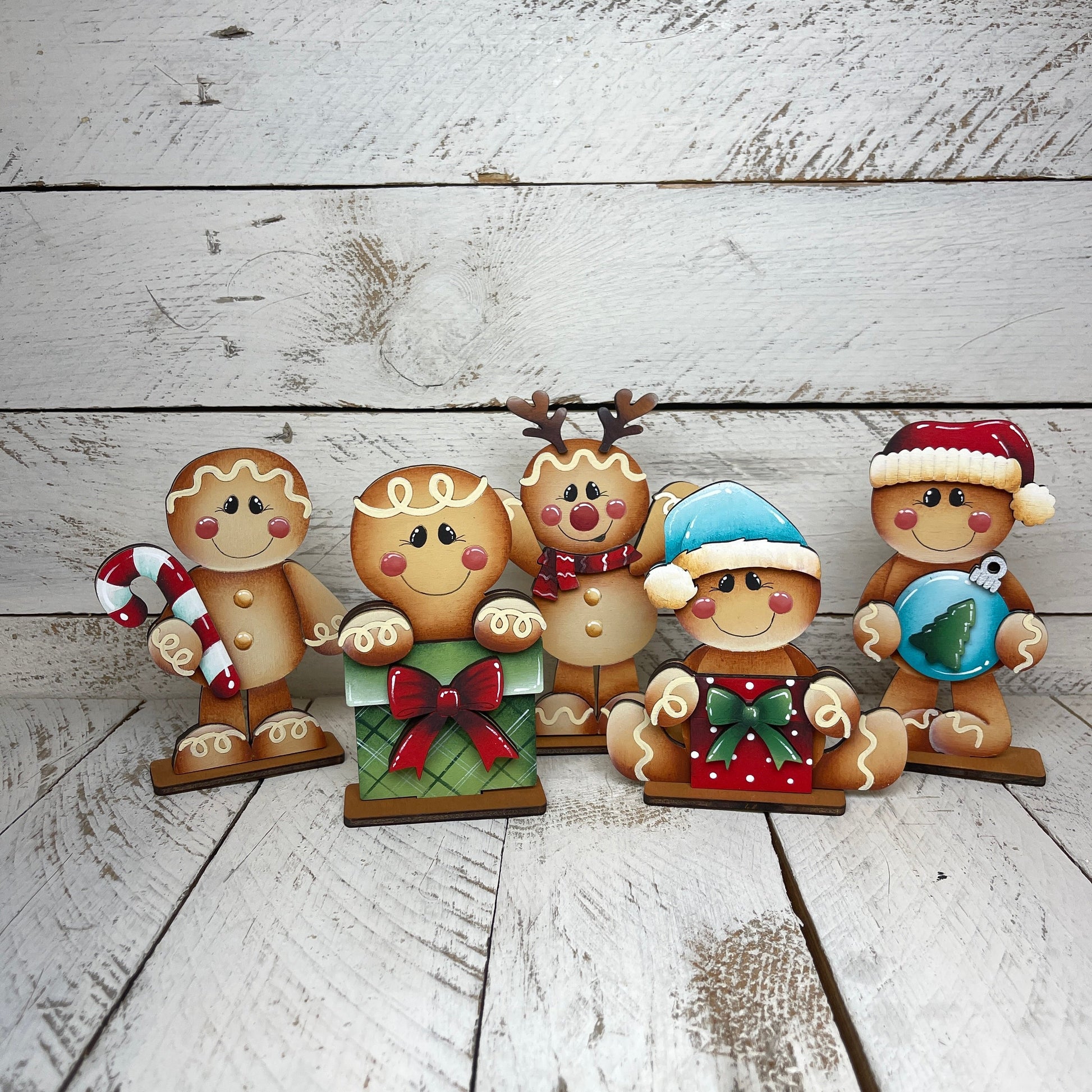 Set  ginger natalizi con piedistallo Out of the Wood