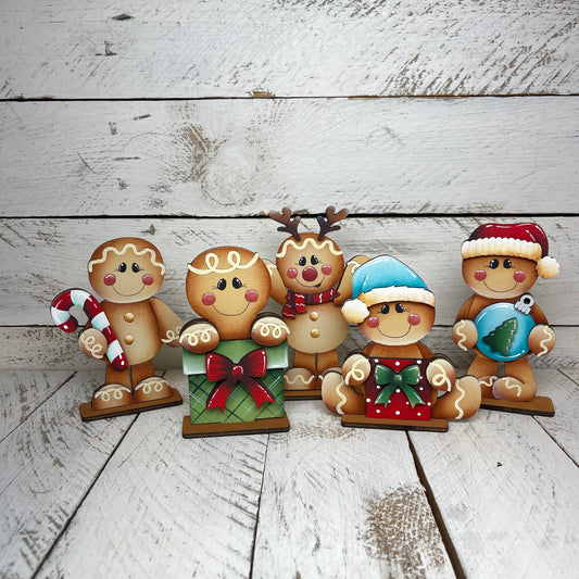 Set  ginger natalizi con piedistallo Out of the Wood