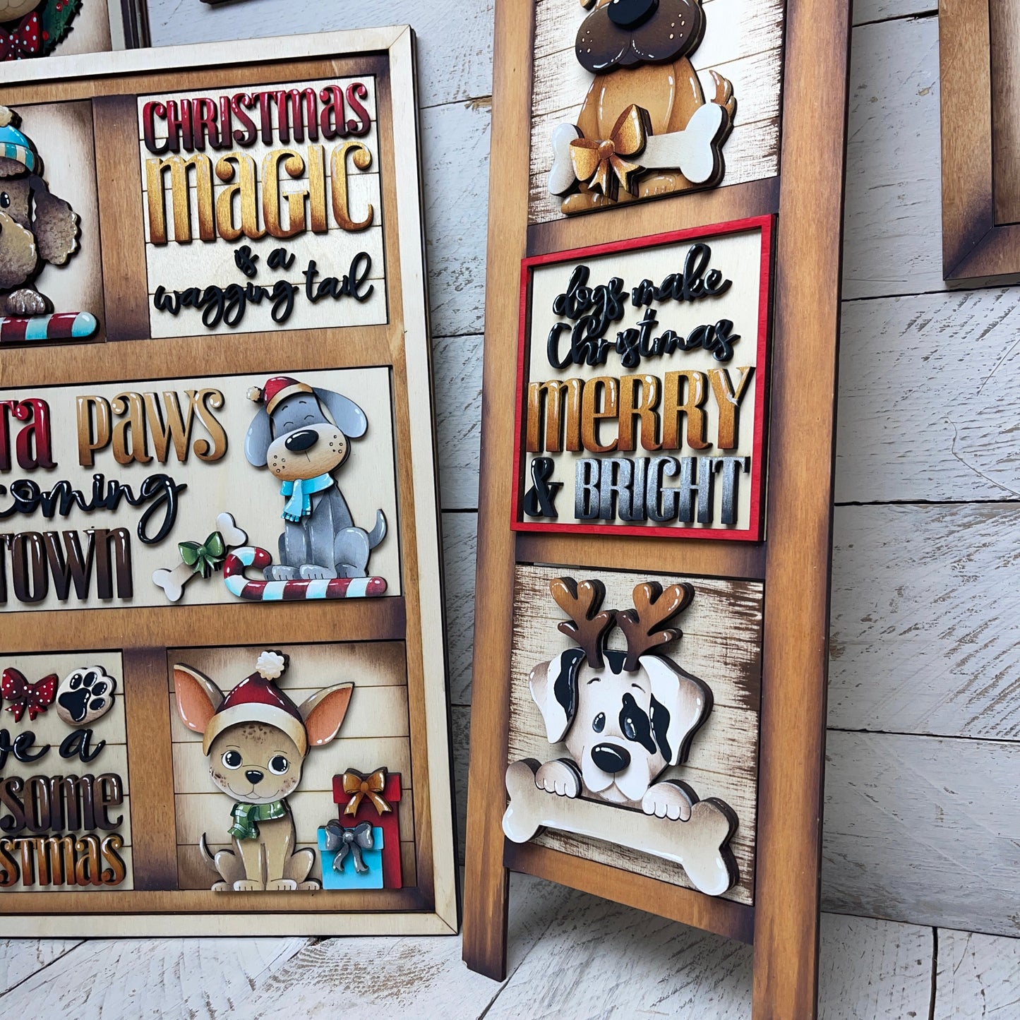 Set cani inserto quadrati grandi 10x10 Out of the Wood