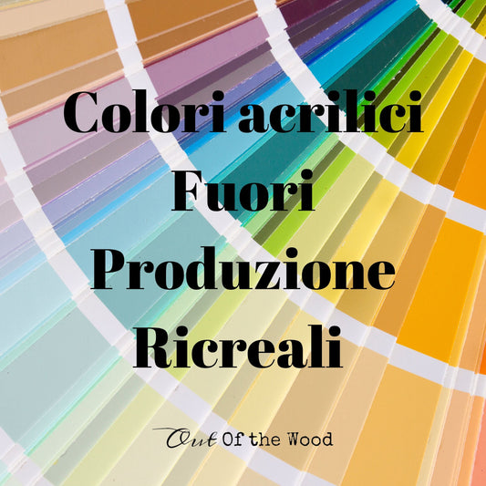 TABELLA DECOART COLORI FUORI PRODUZIONE Out of the Wood