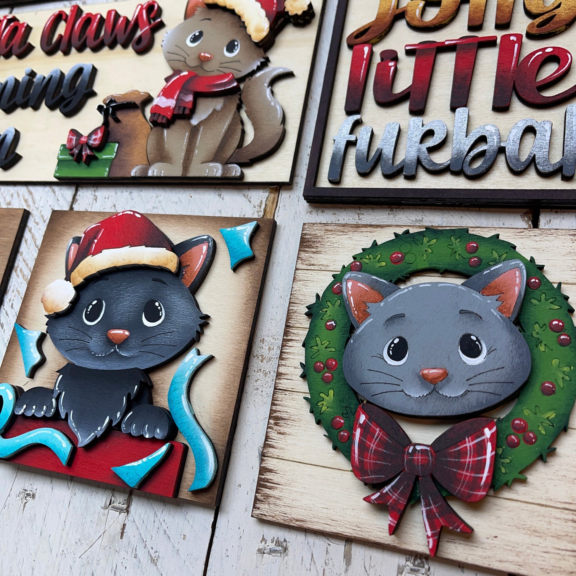 Set gatti inserto quadrati grandi 10x10 Out of the Wood