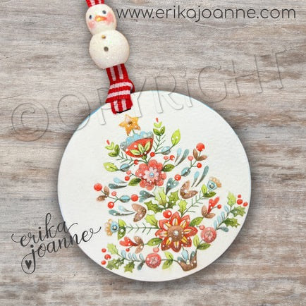 Nordica folk art ornament Out of the Wood