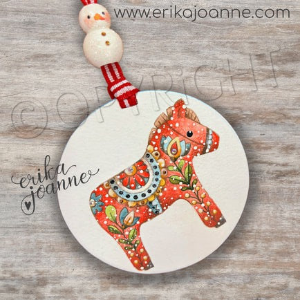 Nordica folk art ornament Out of the Wood