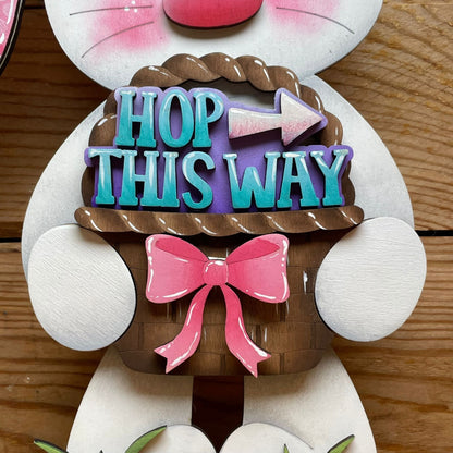 Funny Bunny con cesto intercambiabile Out of the Wood