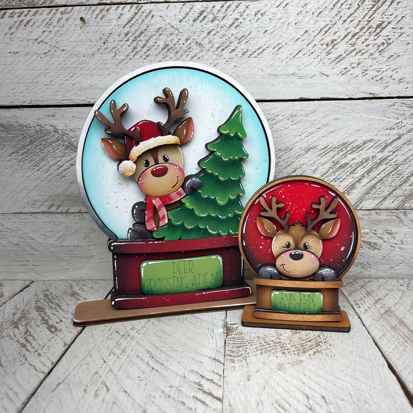 Sagoma renna per Snow globe intercambiabile Out of the Wood