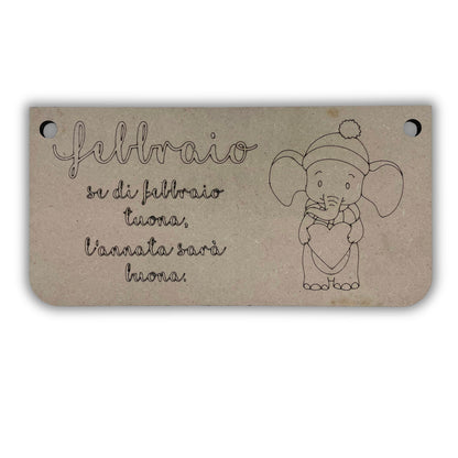 Calendario degli animali Out of the Wood