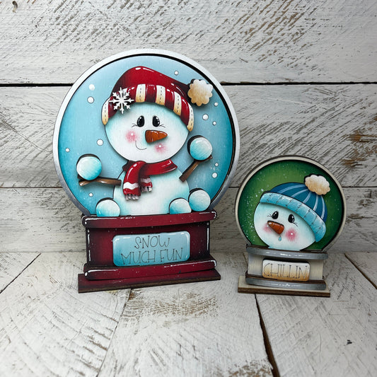 Sagoma pupazzo per Snow globe intercambiabile Out of the Wood