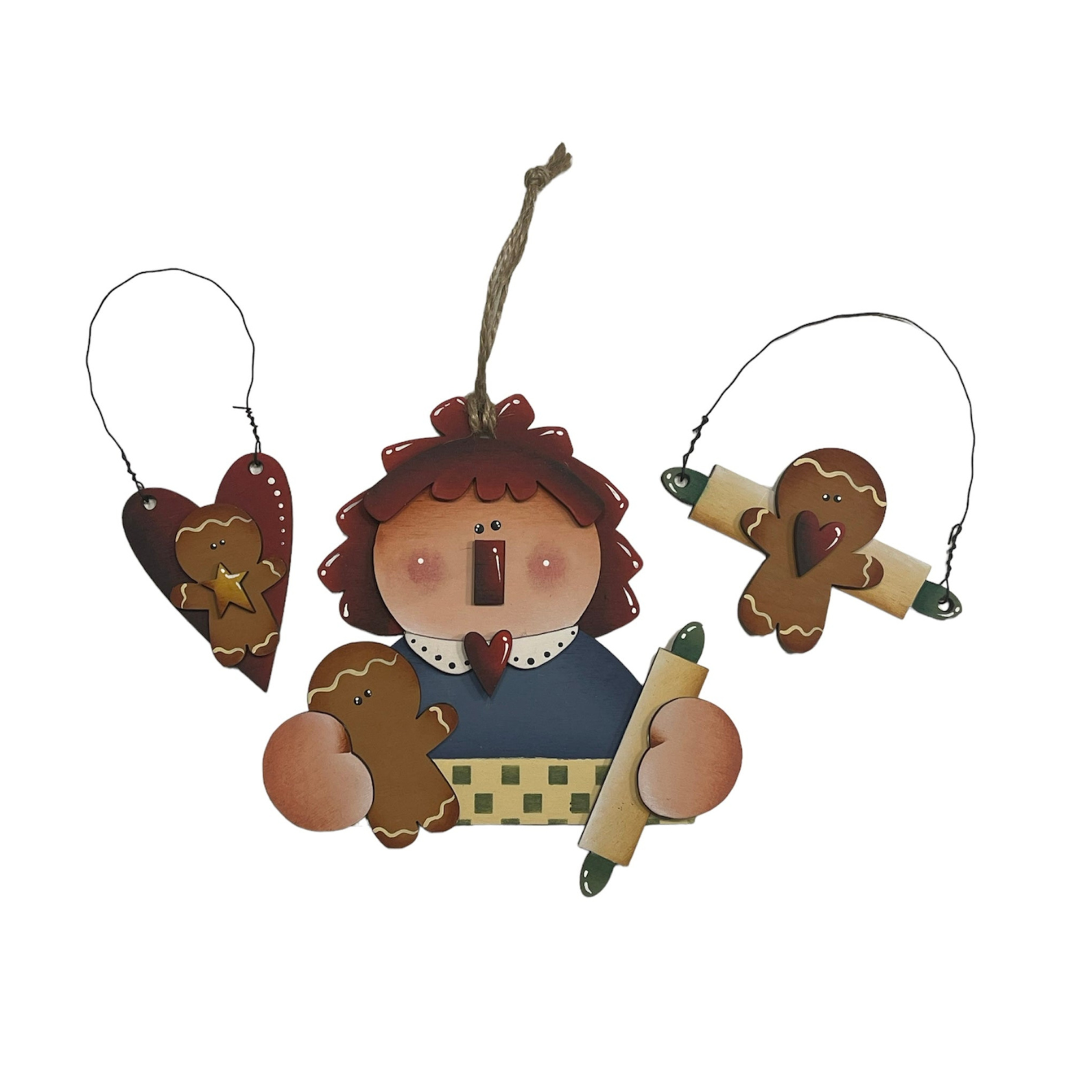 Raggedy ann ornament Out of the Wood