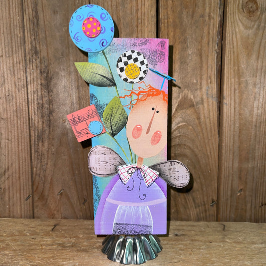 Angel shara reiner Mixed media Out of the Wood