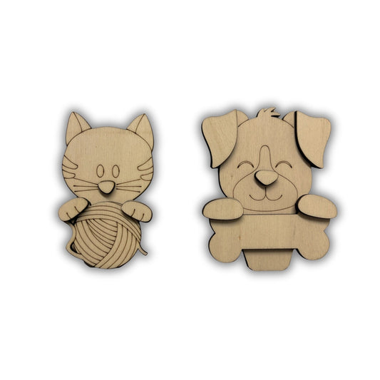 Segnaposto cane gatto Out of the Wood
