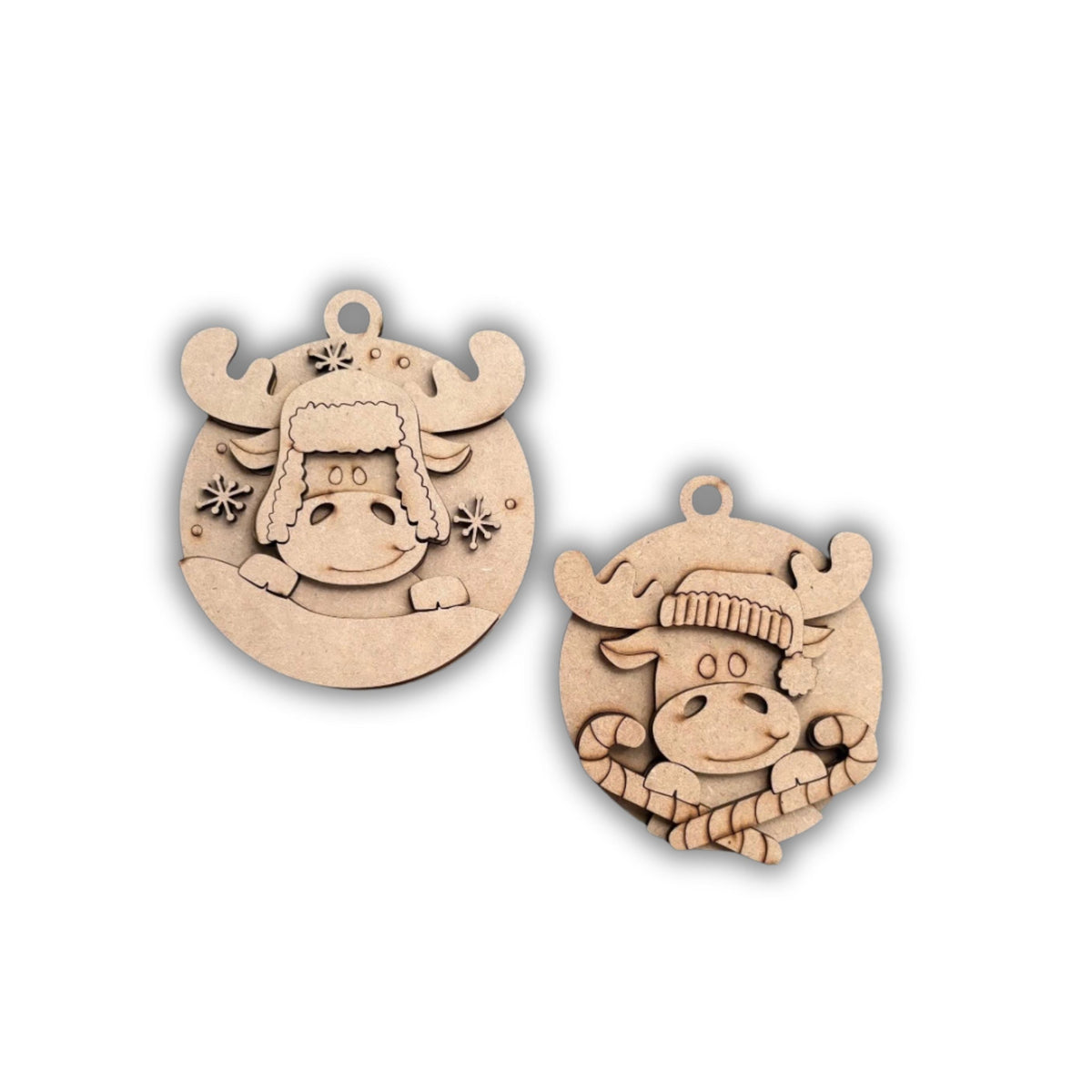 Alci ornament tondi Out of the Wood