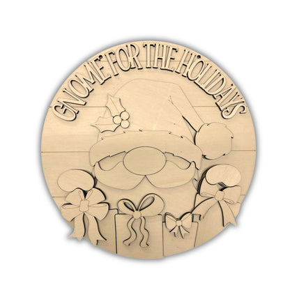 Fuoriporta gnomo Natale Out of the Wood