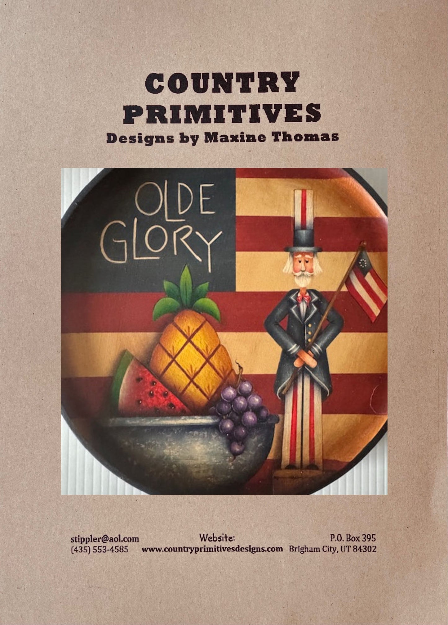 CARTAMODELLO  -pattern - “Olde glory“by Maxine Thomas Out of the Wood