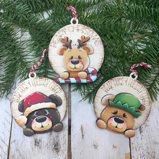 Set ornament orsi natalizzi Out of the Wood