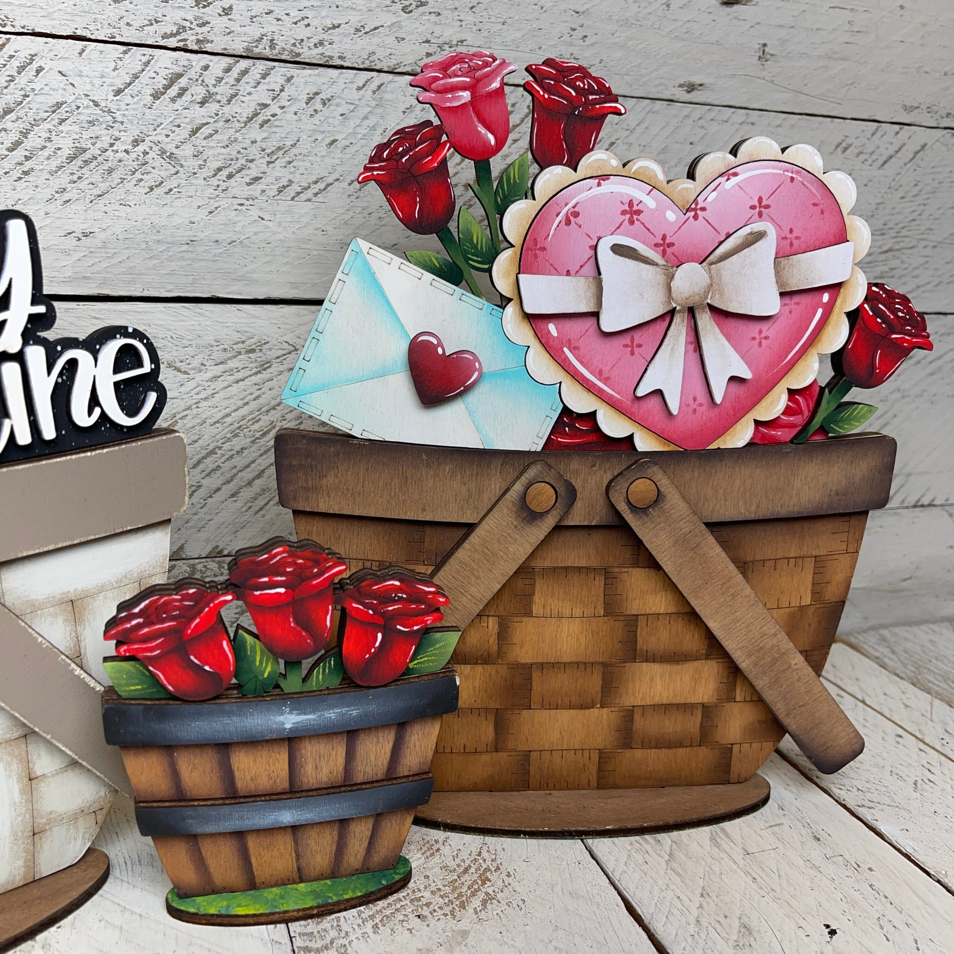 Pannello intercambiabile con rose San Valentino Out of the Wood