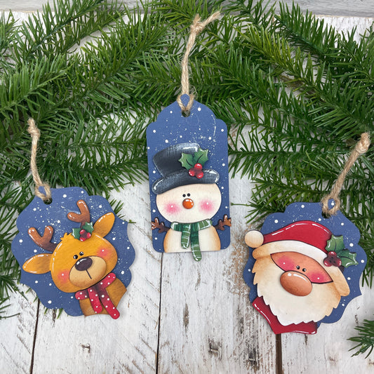 Christmas tag graffetta Out of the Wood