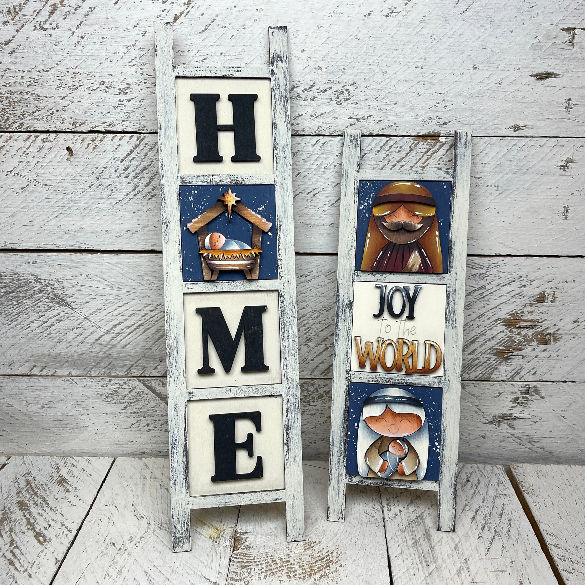 Set nativita inserti quadrati piccoli  6x6 Out of the Wood