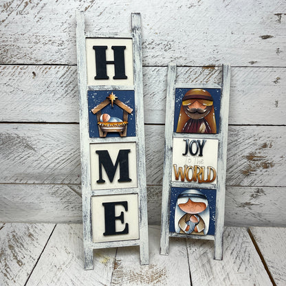 Set nativita inserti quadrati piccoli  6x6 Out of the Wood