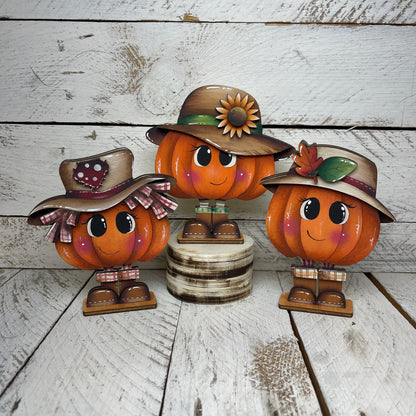 Fall pumpkin peaple Out of the Wood
