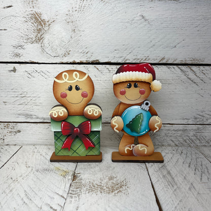 Set  ginger natalizi con piedistallo Out of the Wood