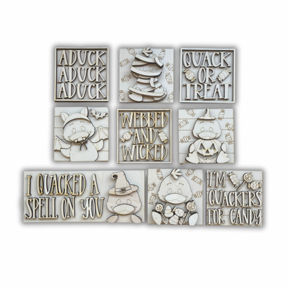 Set papere autunno inserti quadrati grandi 10x10 Out of the Wood