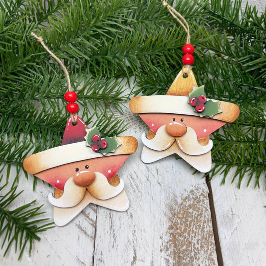 Christmas star santa Out of the Wood