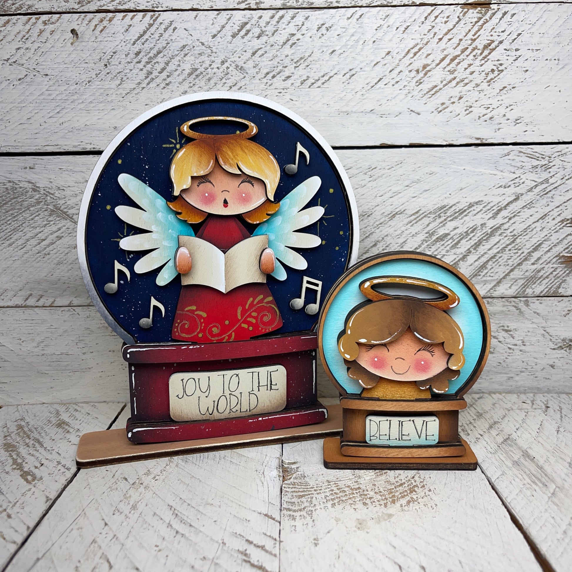 Sagoma angelo per Snow globe intercambiabile Out of the Wood