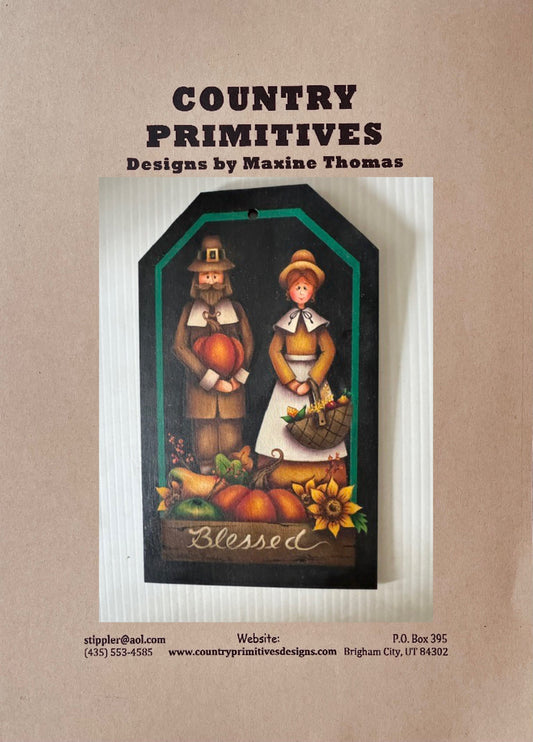 CARTAMODELLO -pattern -“Blessed ” CON TRADUZIONE ITALIANO by Maxine Thomas Out of the Wood