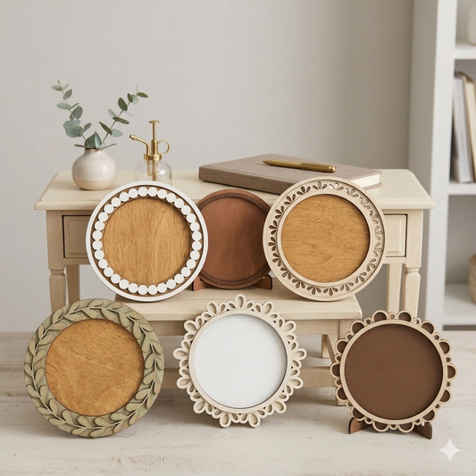 Cornici tonde intercambiabili Out of the Wood