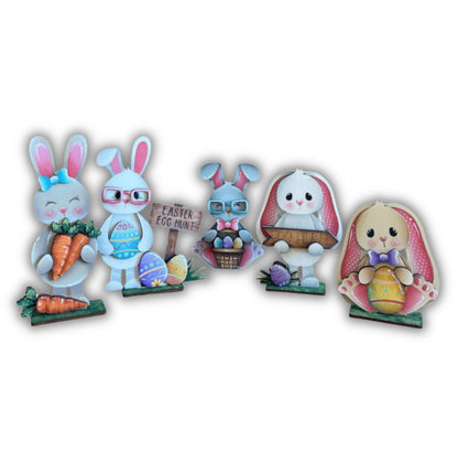 Easter Bunny Out of the Wood