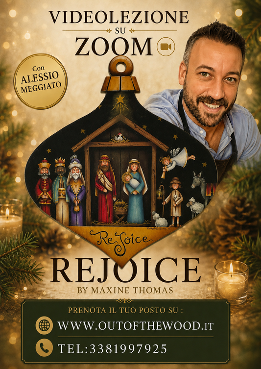 Zoom online REJOICE CON ALESSIO  MEGGIATO by Maxine Thomas Out of the Wood