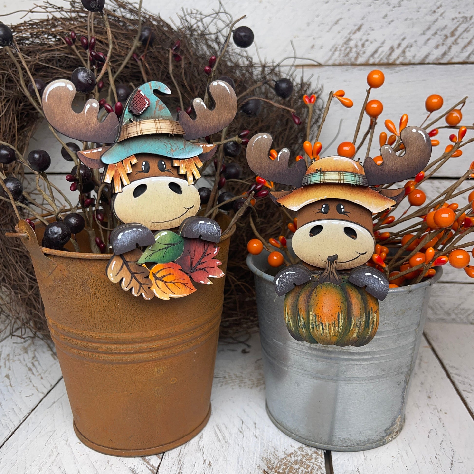 Segnaposto alce autunnale Out of the Wood