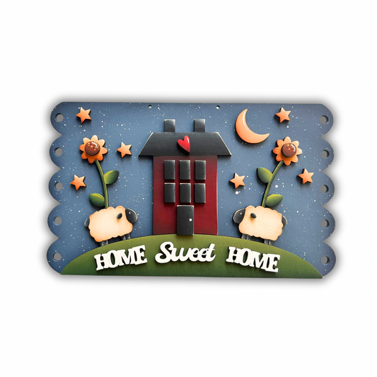 Banner home sweet home scalop Out of the Wood