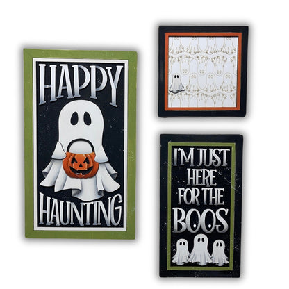 Targhe Halloween fantasmi Out of the Wood