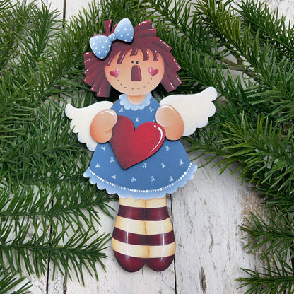 Raggedy Angel happy valentine Out of the Wood