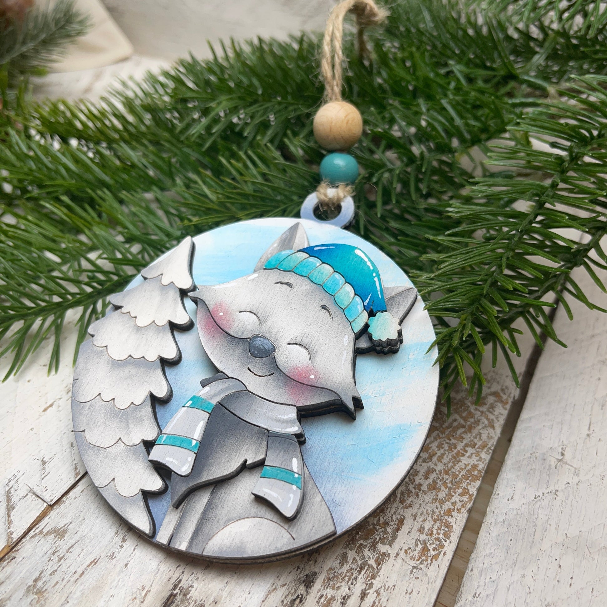 Ornament volpe Out of the Wood